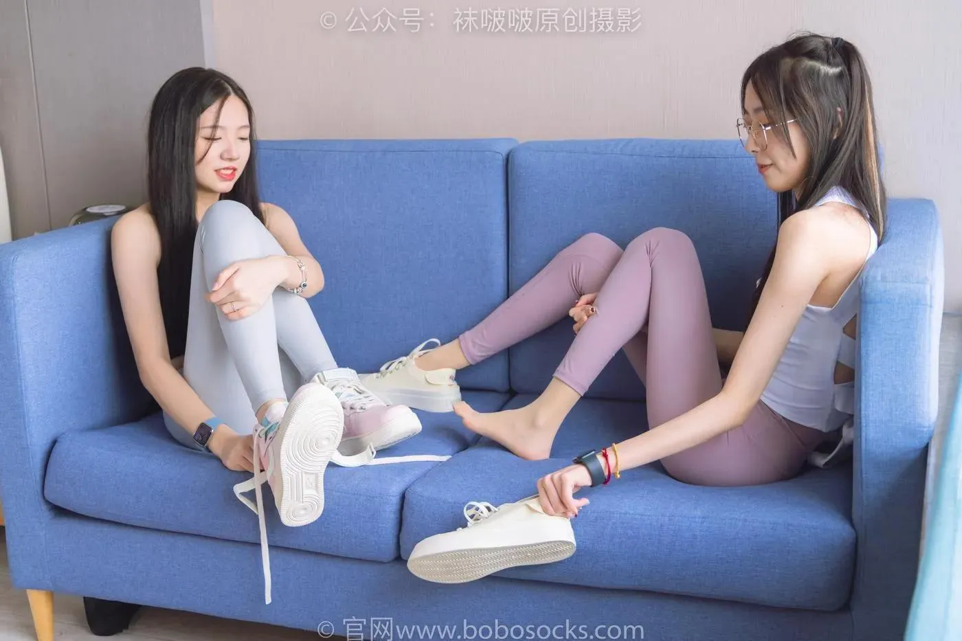 [BoBoSocks袜啵啵]NO.186 小甜豆稚予-瑜伽裤、运动鞋、肉丝 [146P]插图4